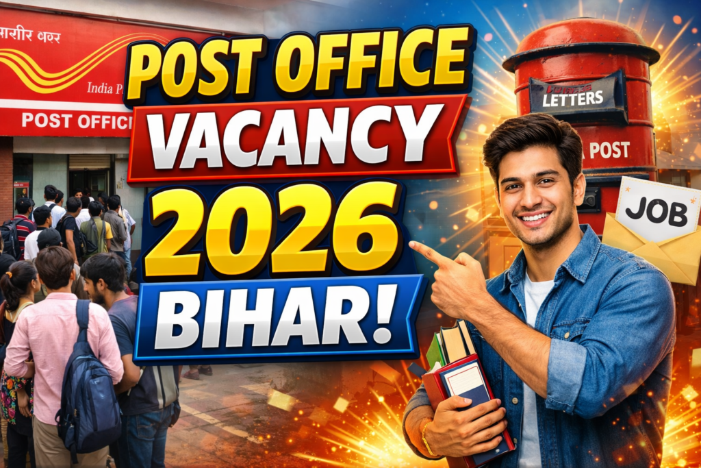 Post Office Vacancy 2026 Bihar: Exam Date, Salary, Age Limit, Government Job in India Post GDS Recruitment